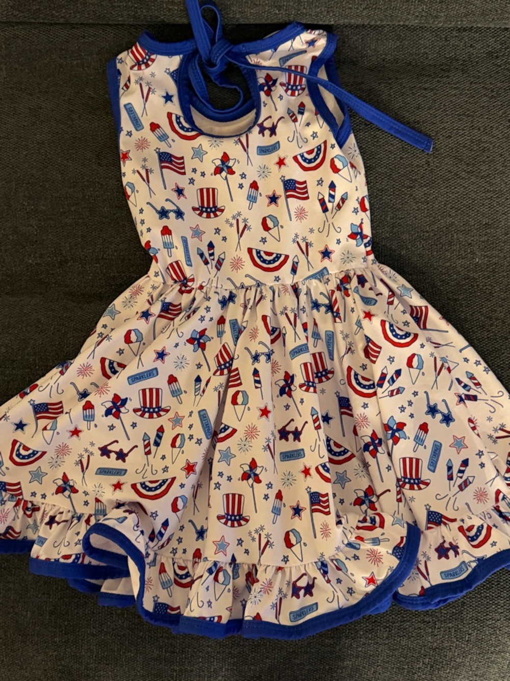 Girlhood Red White & Blue Girls Sundress